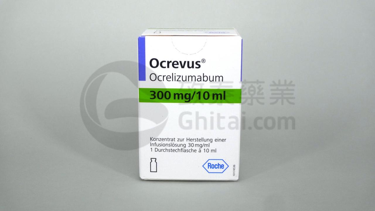 OCREVUS/OCRELIZUMAB/奥美珠单抗