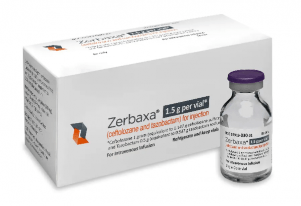 Zerbaxa(ceftolozane/tazobactam，头孢洛扎/他唑巴坦)